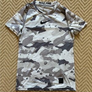 Nike dry fit camo shirt